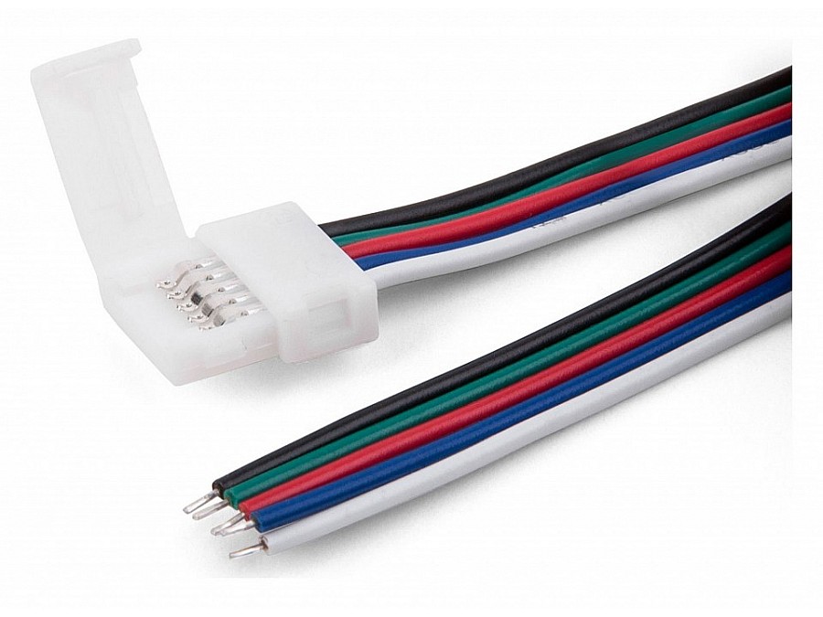 Соединитель лент гибкий Elektrostandard для светодиодных лент 12/24V Коннектор для лент 5050+5050 24V 60Led 14,4W IP20 RGBW, 5050 24V 60Led 14,4W IP20 RGBW гибкий односторонний (10pkt)