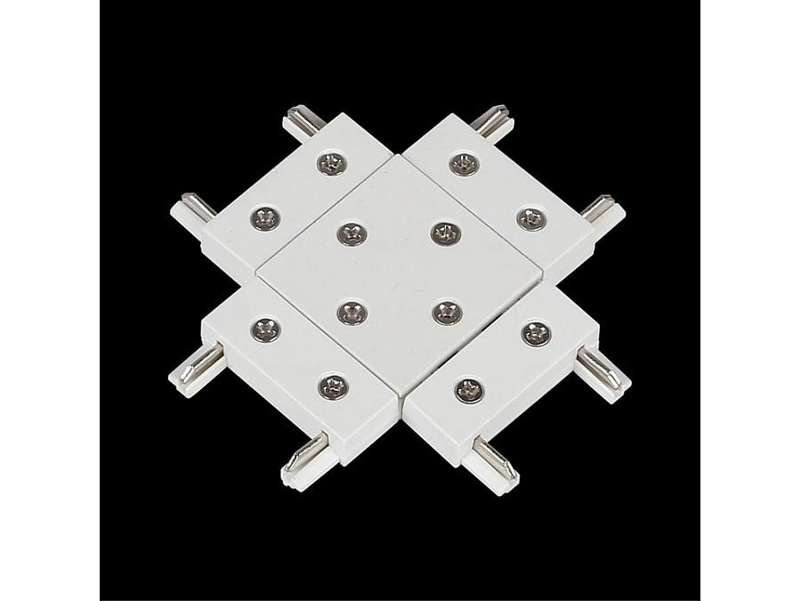 Соединитель X-образный для треков накладных Aployt Magnetic track 48 APL.0181.10.06