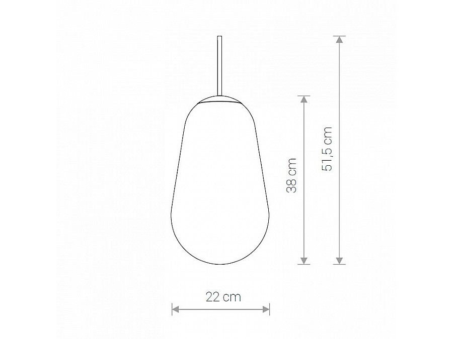 Плафон стеклянный Nowodvorski Cameleon PEAR M TR/G 8533