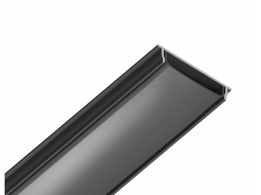 Профиль накладной гибкий Ambrella Light GP GP1600BK/BK