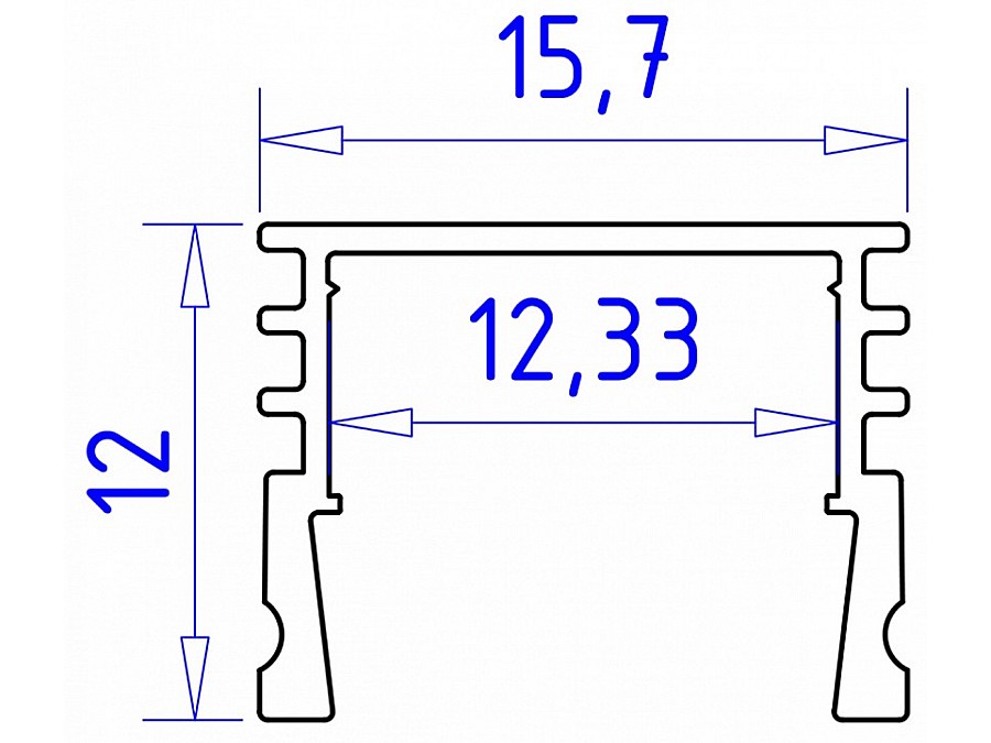 Профиль накладной Ambrella Light GP GP1750AL