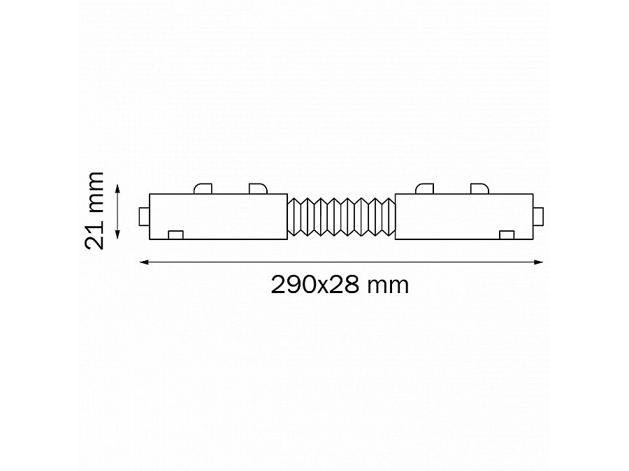 Соединитель гибкий для треков Lightstar Teta 505156