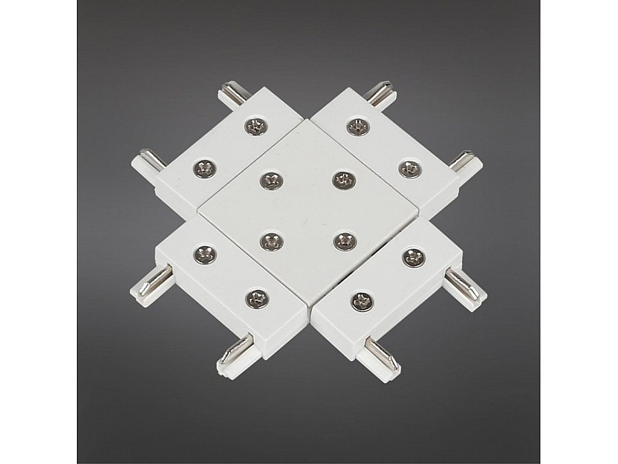 Соединитель X-образный для треков накладных Aployt Magnetic track 48 APL.0181.10.06