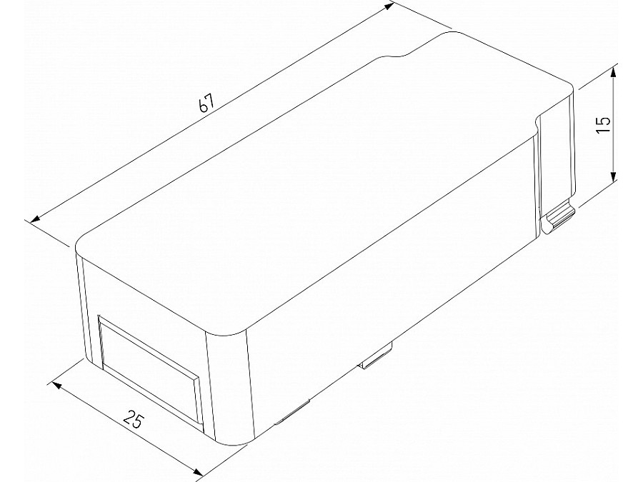 Токопровод концевой Elektrostandard Flat Magnetic a063736
