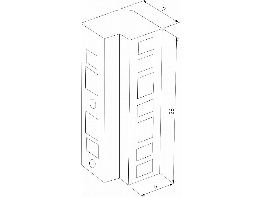 Соединитель угловой внутренний для треков накладных Elektrostandard Flat Magnetic a063737
