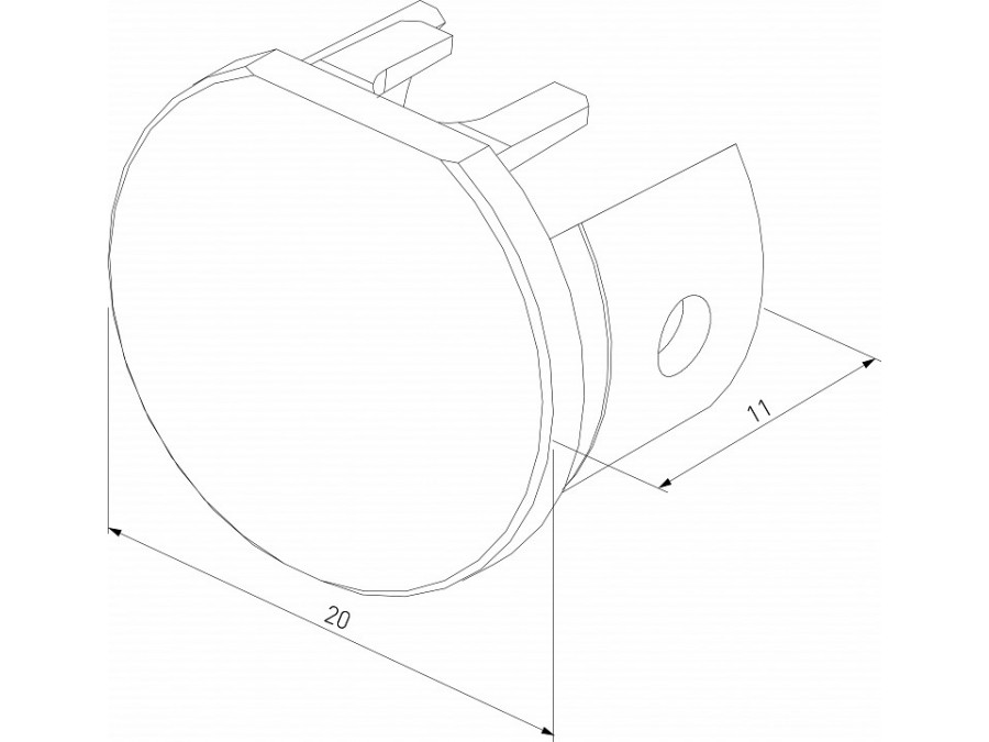 Заглушка для трека Elektrostandard Mini Magnetic a067267