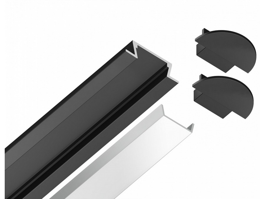 Профиль встраиваемый Ambrella Light GP GP1001BK