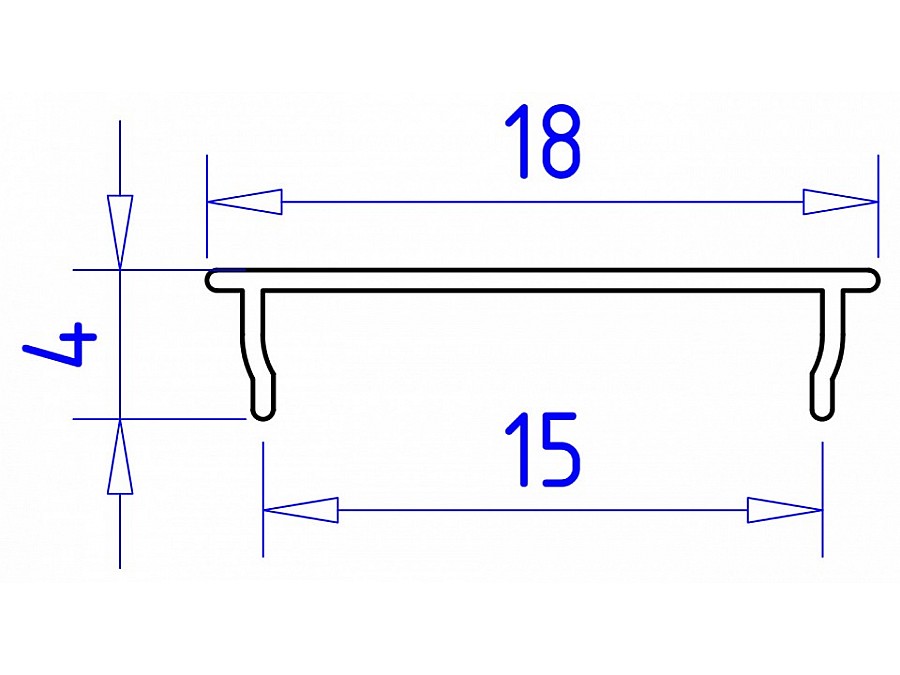 Профиль накладной Ambrella Light GP GP1500AL