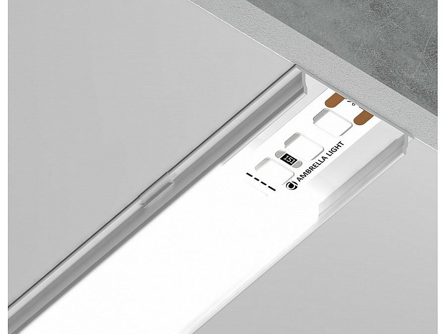 Профиль накладной гибкий Ambrella Light GP GP1600WH