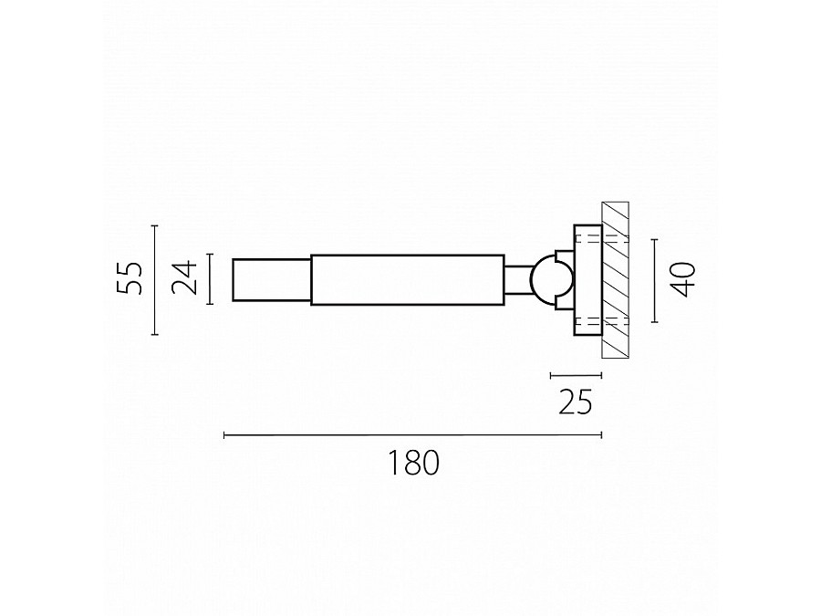 Основание на штанге Lightstar Corda 418990