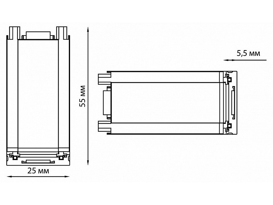 Соединитель угловой внутренний для треков Novotech Smal 135214