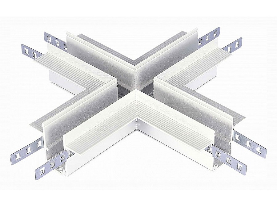 Соединитель X-образный для встраиваемых треков ST-Luce SKYLINE 48 ST007.500.12