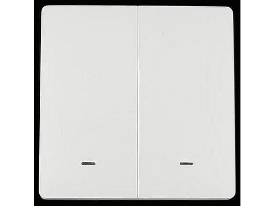 Выключатель беспроводной двухклавишный Aployt Magnetic track 220 APL.0190.00.02