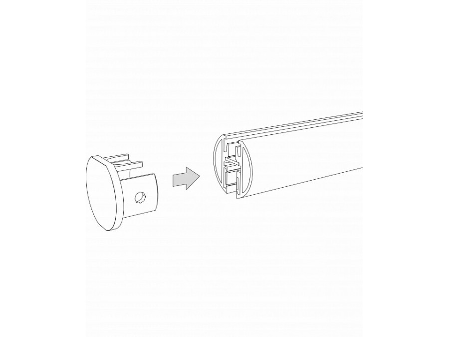 Заглушка для трека Elektrostandard Mini Magnetic a067267
