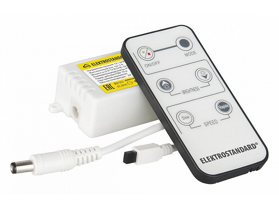 Контроллер с пультом ДУ Elektrostandard Аксессуары для светодиодных лент 12/24V LSC 003 DC12V-08A IP42