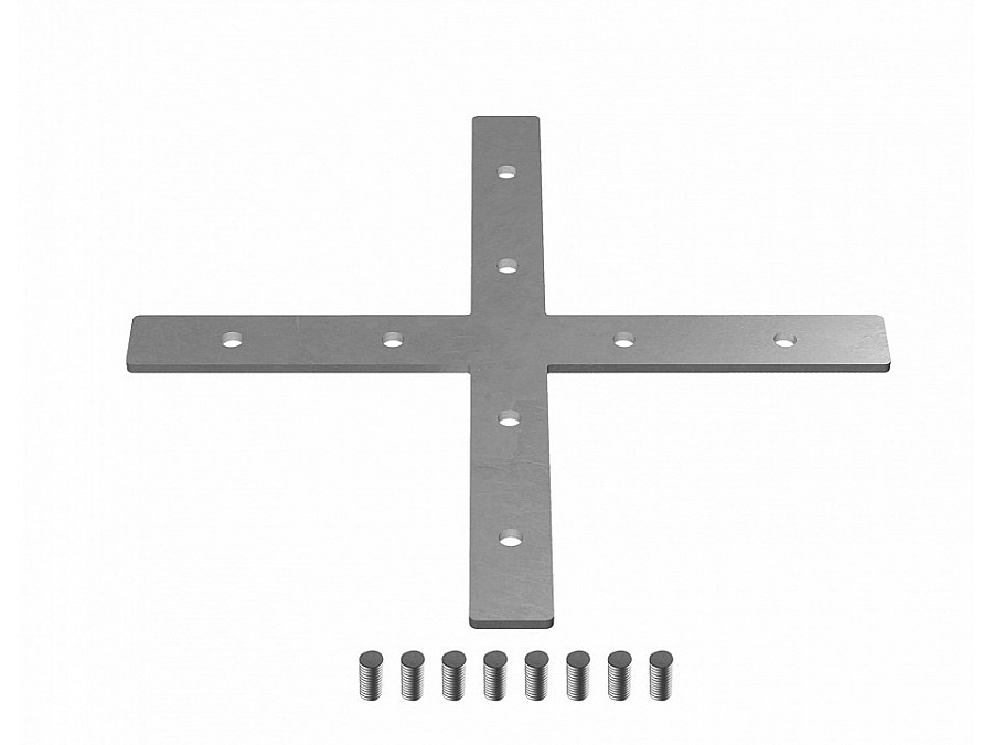 Соединитель угловой X-образный накладной Ambrella Light Profile System GP GP8057