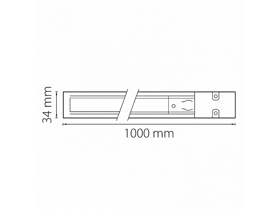 Трек накладной Lightstar Barra 504018