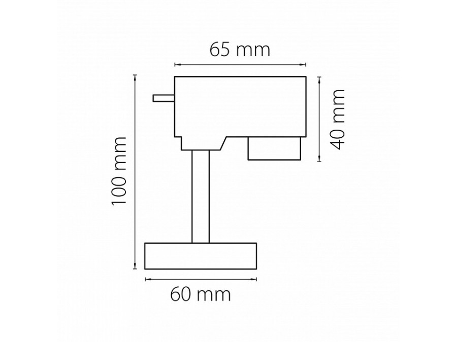 Переходник для трека Lightstar Asta 592056