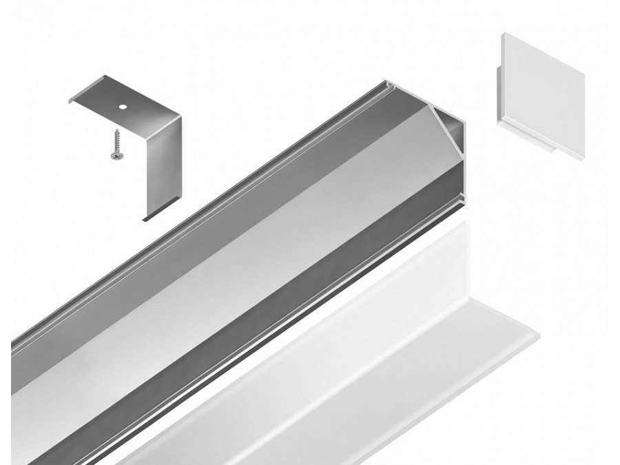 Профиль накладной угловой внутренний Ambrella Light GP GP2150AL