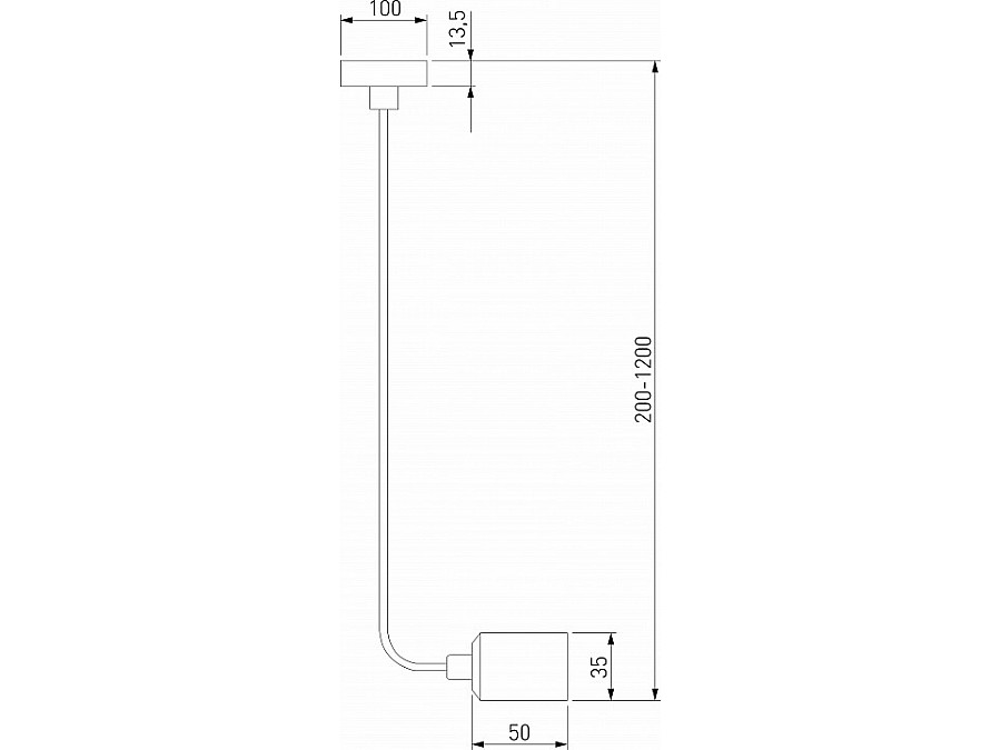 Подвес для трека Elektrostandard Esthetic Magnetic a065431