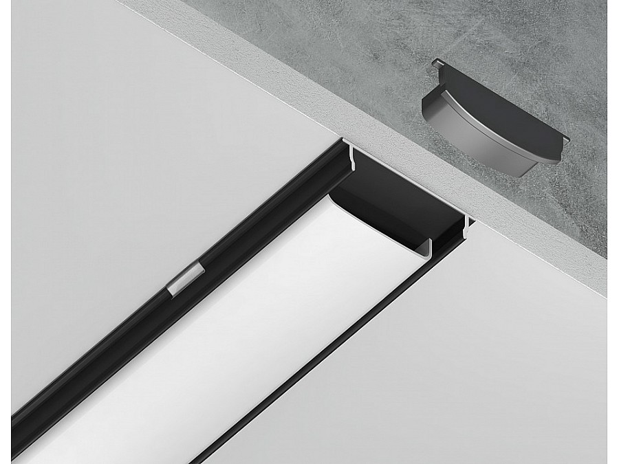 Профиль накладной гибкий Ambrella Light GP GP1600BK