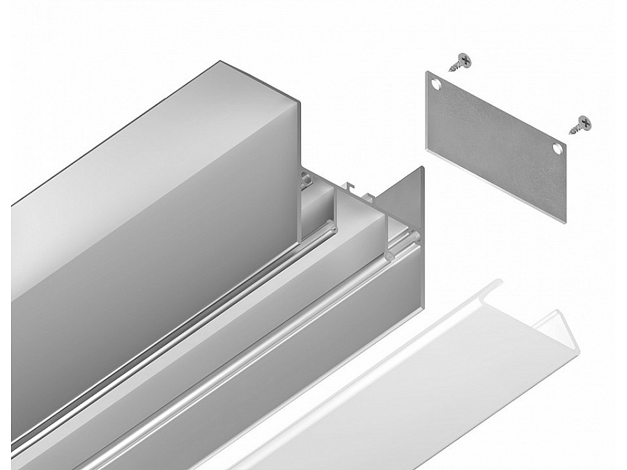 Короб для контурной подсветки натяжного потолка Ambrella Light GP GP4050AL