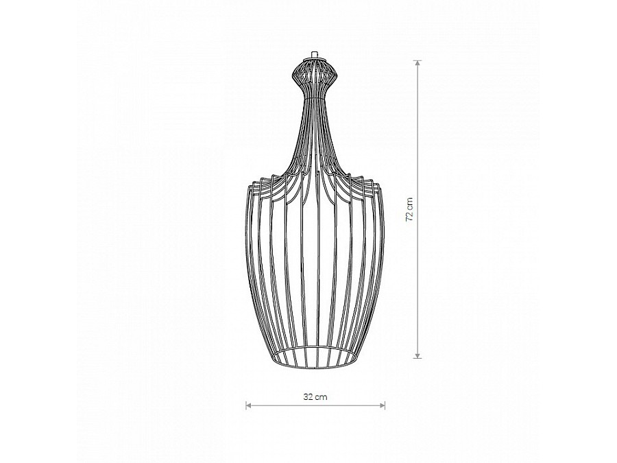 Плафон металлический Nowodvorski Cameleon Luksor L BL 8593