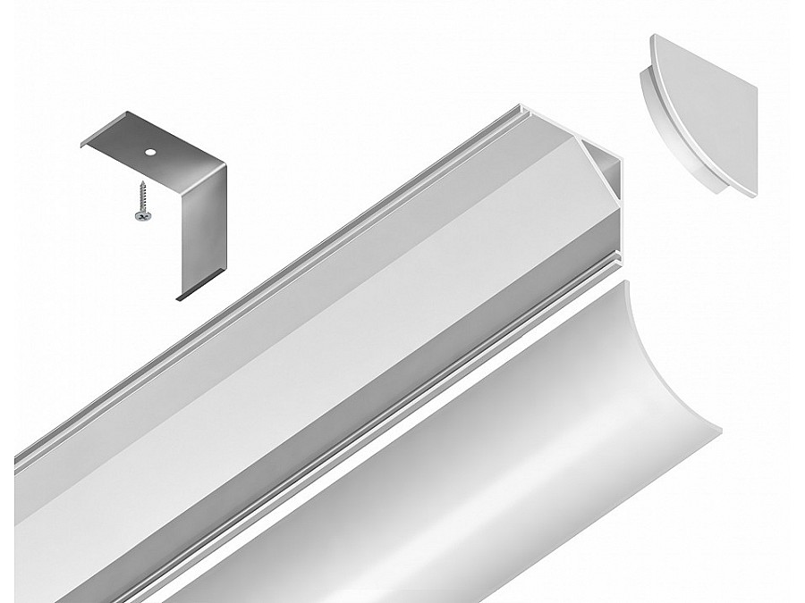 Профиль накладной угловой внутренний Ambrella Light GP GP2100WH