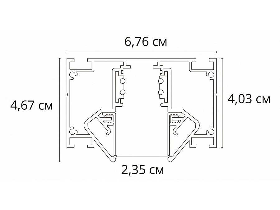 Трек накладной Arte Lamp Linea-Accessories A473206