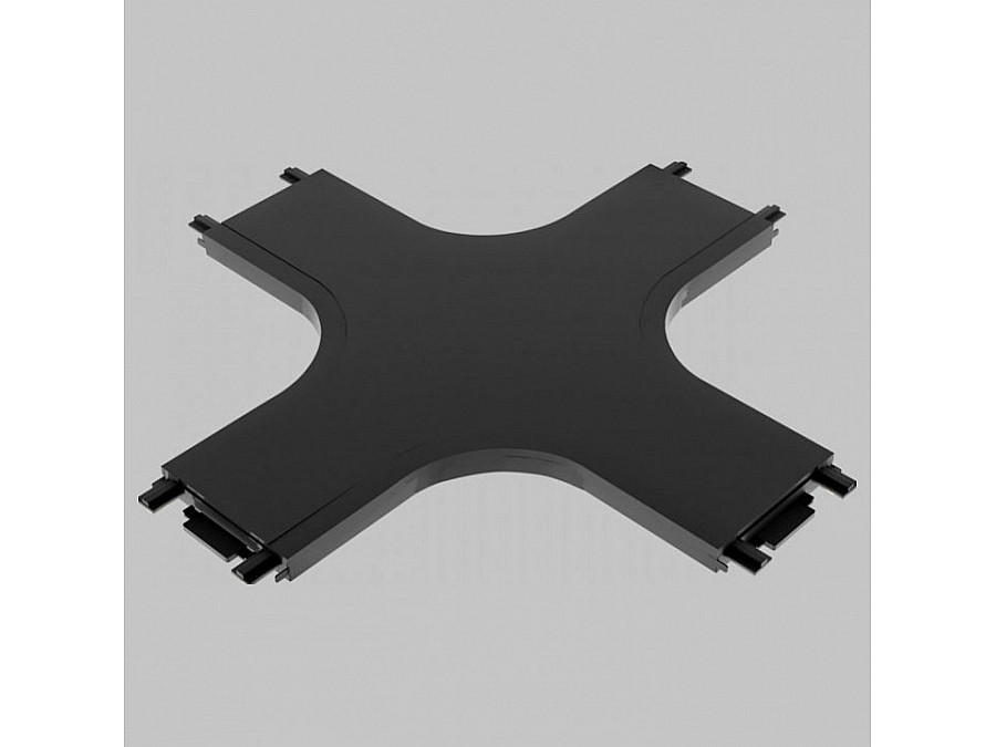 Соединитель X-образный для треков накладных Imex UT25 IL.0007.3004 BK