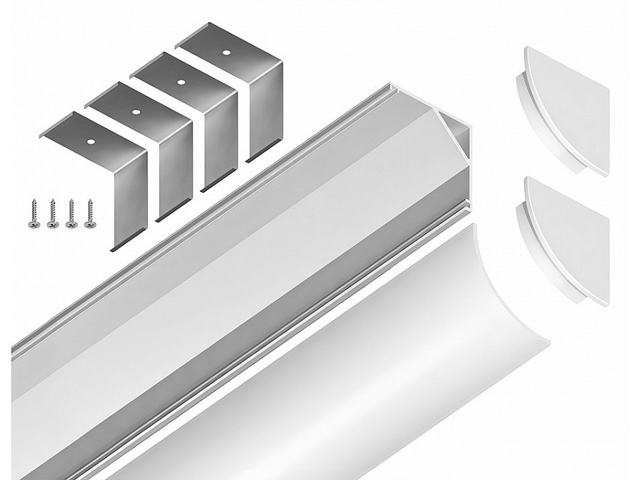 Профиль накладной угловой внутренний Ambrella Light GP GP2100WH