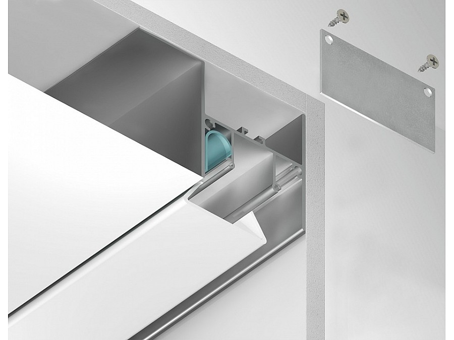 Короб для контурной подсветки натяжного потолка Ambrella Light GP GP4050AL