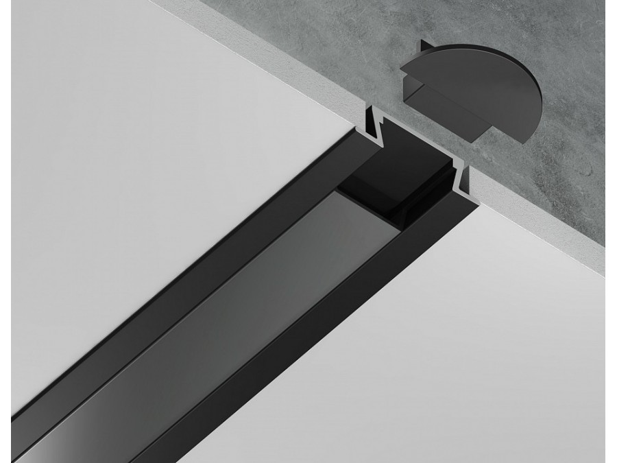 Профиль встраиваемый Ambrella Light GP GP1001BK/BK