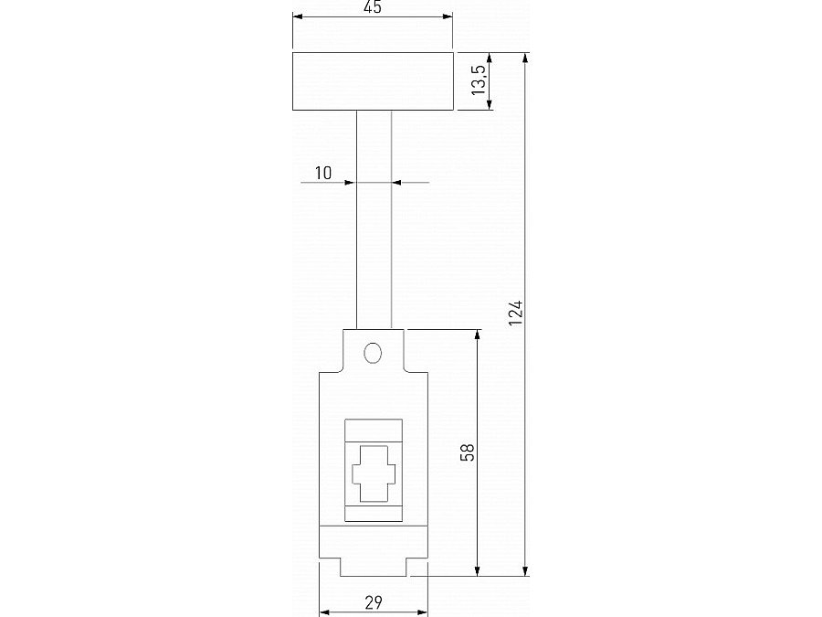 Токопровод концевой Elektrostandard Esthetic Magnetic a065433