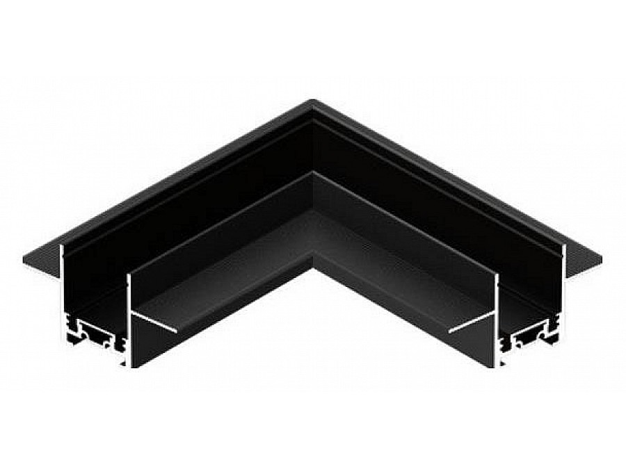 Соединитель угловой L-образный для треков встраиваемых Aployt Magnetic track 48 APL.0182.00.04