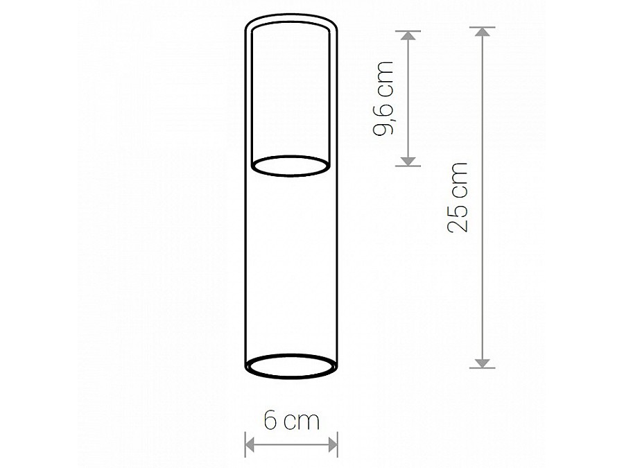 Плафон Nowodvorski Cameleon Cylinder M TR/BS 8543