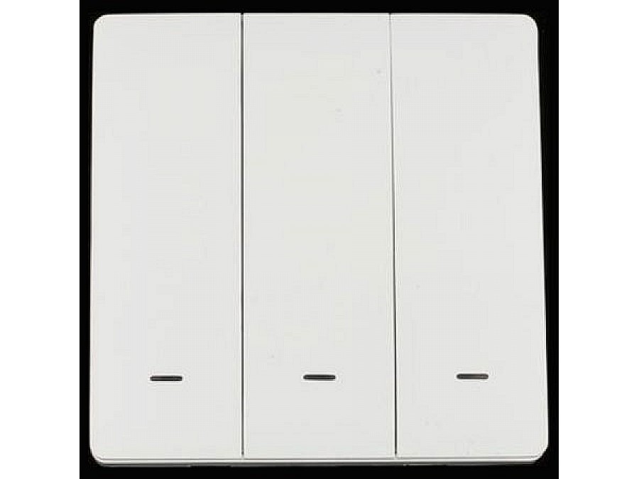 Выключатель беспроводной трехклавишный Aployt Magnetic track 220 APL.0190.00.03