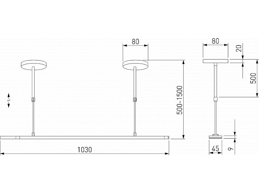 Основание на штанге Elektrostandard  a065262