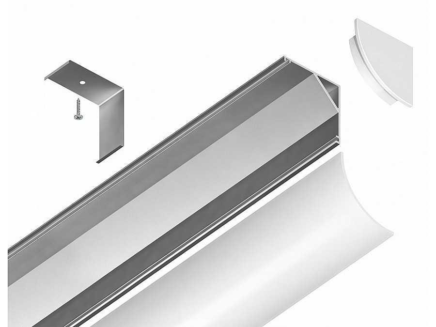 Профиль накладной угловой внутренний Ambrella Light GP GP2100AL