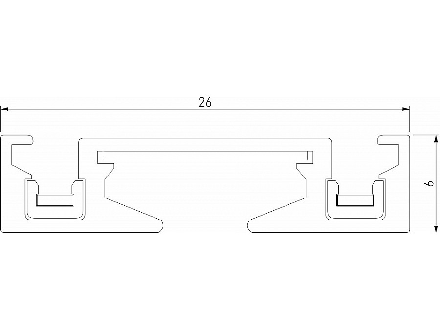 Трек накладной Elektrostandard Flat Magnetic a063722