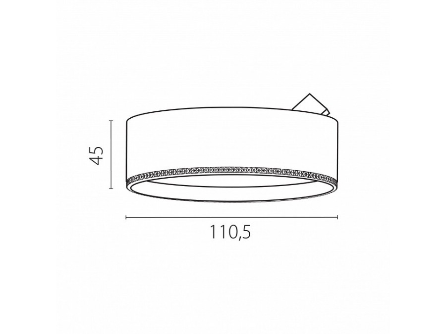Плафон металлический Lightstar Alta Pro 215646