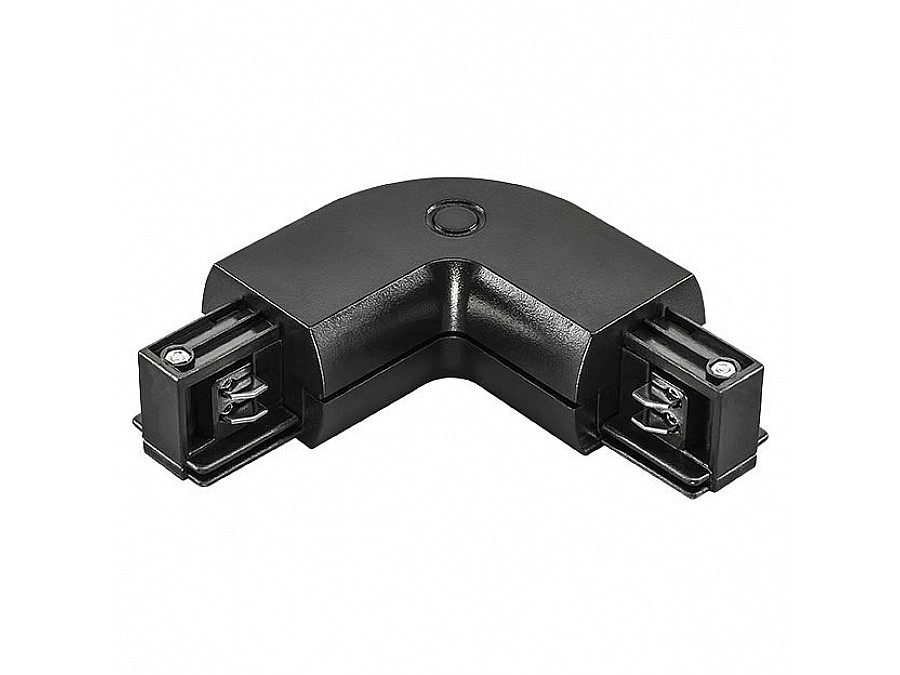 Соединитель с токопроводом угловой L-образный для треков Lightstar Barra 504127