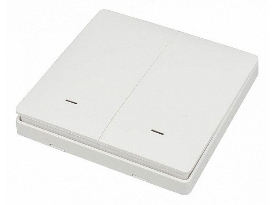 Выключатель беспроводной двухклавишный Aployt Magnetic track 220 APL.0190.00.02