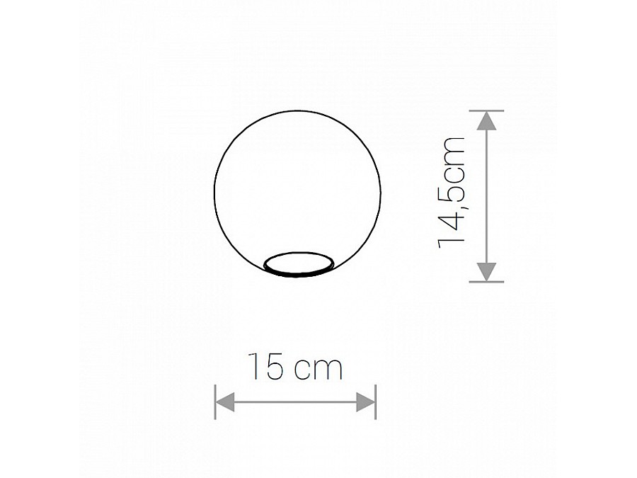 Плафон стеклянный Nowodvorski Cameleon Sphere S TR 8531