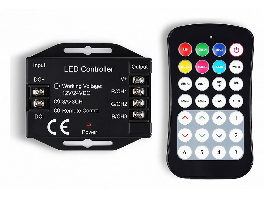 Контроллер-регулятор цвета RGB с пультом ДУ Ambrella Light GS GS11351