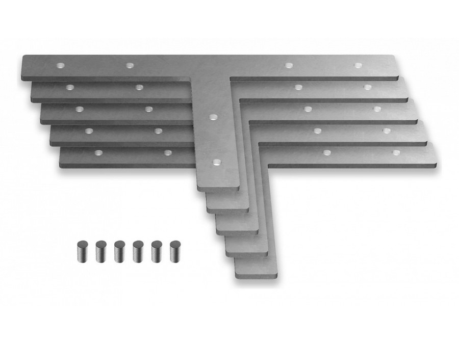 Соединитель угловой T-образный накладной Ambrella Light Profile System GP GP8055