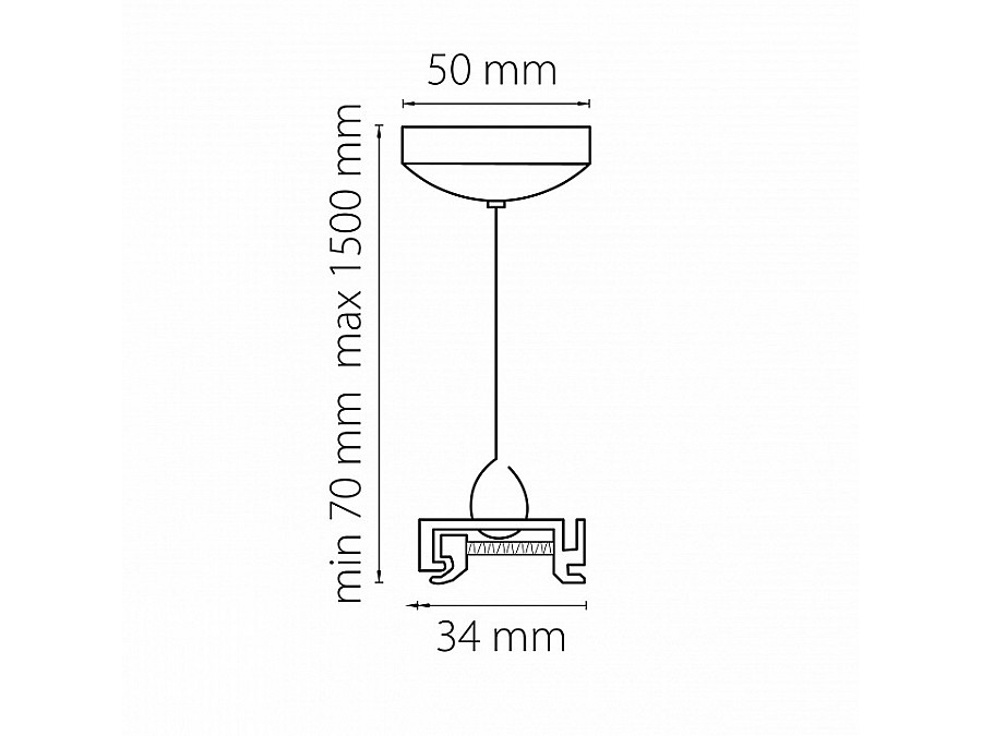 Подвес для трека Lightstar Barra 504176