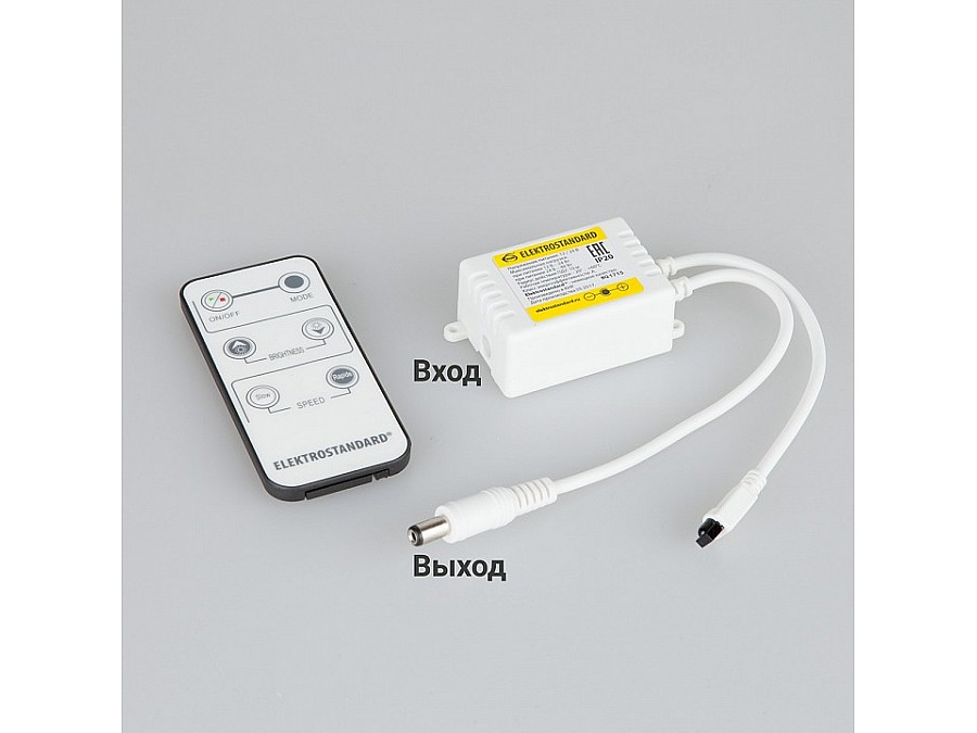 Контроллер с пультом ДУ Elektrostandard Аксессуары для светодиодных лент 12/24V LSC 003 DC12V-08A IP42