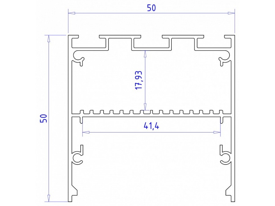 Короб накладной Ambrella Light Profile System GP GP3100AL