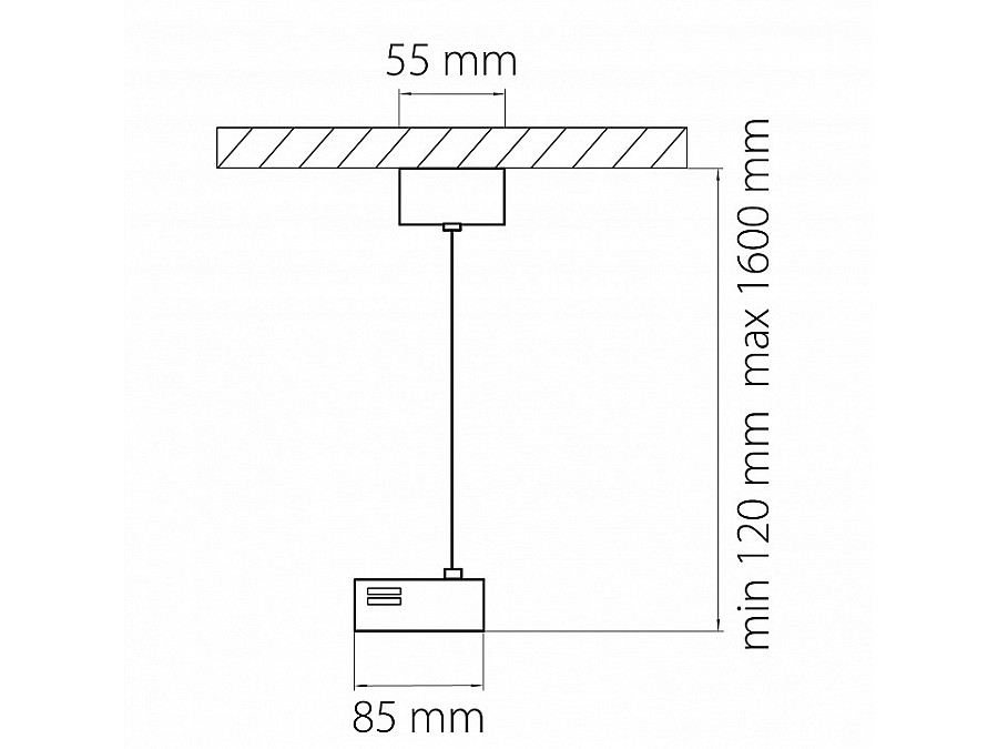 Подвес для трека Lightstar Barra 502199